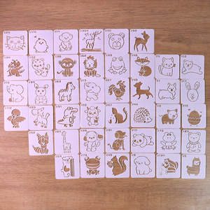 Stencil Personalizzati con Motivi Floreali, Farfalle e Uccelli per Decorazione di Legno, Pareti e Pavimenti, Progetti Artistici Fai-da-Te - Product Image 4