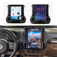 Radio para Auto con Pantalla Vertical Tesla IPS de 12.1 Pulgadas, Android 14, para Jeep Wrangler 2011-2014 2015-2017, Reproductor Multimedia, Video