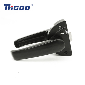 Caravan RV Toilet Washroom Bathroom Bed Room Matte <strong>Black</strong> <strong>Door</strong> Accessories Metal Handle <strong>Knob</strong> Lever Locks - Product Image 1