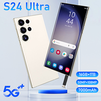 Nuevo Teléfono Inteligente S24 Ultra, 16+1TB, Teléfono Móvil para Juegos, Android 13, 3G/4G/5G