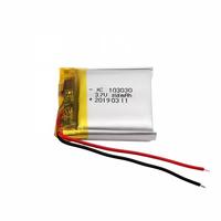 HZ 103030 850mAh 3.7V Baterai Li-Po Lithium Polymer Isi Ulang Sel Li-ion untuk Pelacak GPS Perangkat Pintar yang Dapat Dipakai