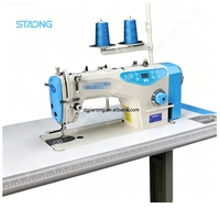 Máquina de Coser Industrial de Puntada Fija de Alta Velocidad con Accionamiento Directo por Computadora de Una Sola Aguja Honkon HK-Y1 2026, 550W, Lubricación Automática