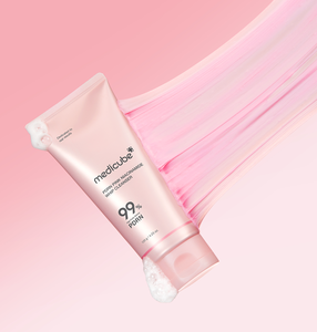 Limpiador Facial en Espuma medicube PDRN Pink Niacinamide 120g, Limpiador Facial Coreano Transformador PDRN Pink Niacinamide que Limpia Suavemente - Product Image 2