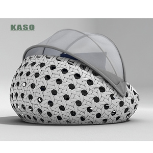 Chaise longue senza braccioli a forma di S usata popolare all'aperto - Product Image 6