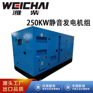 Jiangsu Wantai 250kW Diesel <b>Generator</b> Set TPD250W5 Soundproof Canopy 400V 50Hz Outdoor Backup <b>Power</b> - Product Image 4