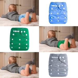 Couches lavables pour bébés, couleur unie, anti-fuites, imperméables, respirantes, lavables, culottes d'apprentissage pour nouveau-nés, série modèle - Product Image 4