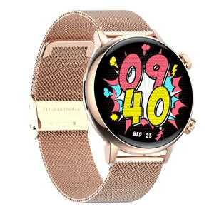 HK39T <b>Smart</b> Watch with Stainless Steel Strap 1.19" AMOLED HD Screen BT Calling SOS Call and Women Health Monitoring - Product Image 2