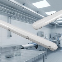 Luminaire LED étanche UL DLC 40W, connectable, résistant aux intempéries, IP65, éclairage pour environnements humides, pour la transformation alimentaire et les entrepôts frigorifiques