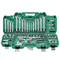 Juego de Herramientas Automotrices de Grado Industrial y Estándar, 46-216 Piezas, Juego de Llaves de Tubo CR-V, Caja de Herramientas para Reparación de Garajes, Venta al Por Mayor, Personalización OEM