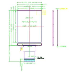 <strong>Touch</strong> <strong>Panel</strong> <strong>TFT</strong> <strong>LCD</strong> Monitor 2.8 Inch <strong>TFT</strong> <strong>Lcd</strong> <strong>Display</strong> Screen Resolution 480*640 <strong>TFT</strong> <strong>LCD</strong> Module RGB/MIPI GC9503CV - Product Image 2