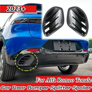 Pour Alfa Romeo Tonale 2023+ : Spoiler de pare-chocs arrière, embouts d'échappement, couvercles de fentes latérales, garnitures et accessoires extérieurs - Product Image 1