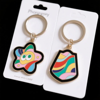 Llaveros de Metal Esmaltado de Diseño Vintage Kawaii, Económicos de Fábrica, Personalizables, Impermeables, Ligeros, Promocionales