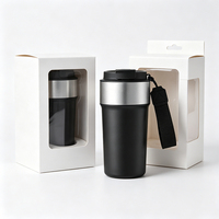 Vente en gros de gobelets isothermes en acier inoxydable de 510 ml avec logo personnalisé pour le café, idéaux pour la métro et la randonnée