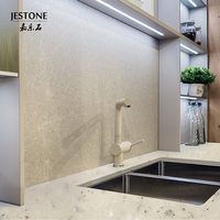 Usine En Gros 12mm Corians Staron Pierre Artificielle Acrylique Solide Surface Feuilles Solide Surface Acrylique JESTONE