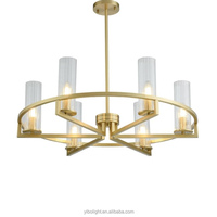 Lustres modernes de luxe léger pour salons, escaliers, salles à manger, hôtels. Lampes en cristal et en cuivre, fabrication sur mesure directe d'usine.