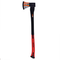 Hache de montagne multifonctionnelle tout acier pour extérieur, grande hache de feu allongée, coupe d'arbre en bois, marteau à clous 1250G