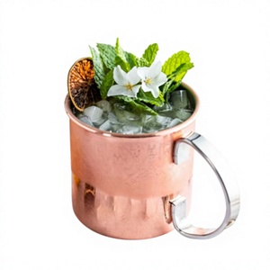 Polish Copper Mug & <b>Cup</b> With Silver Handle Nice Quality Food Grade High Insulated Copper Mugs For <b>tea</b> Coffee Drinking Home Use - Product Image 1