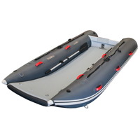 Bateau gonflable Super léger de course, Kayak de pêche, bateau de travail à grande vitesse, Tubes de ponton
