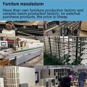 Tủ phòng tắm đã sẵn sàng để hoàn thành 1 cửa tường nhỏ treo nổi phòng tắm Vanity tủ với bồn rửa - Product Image 5