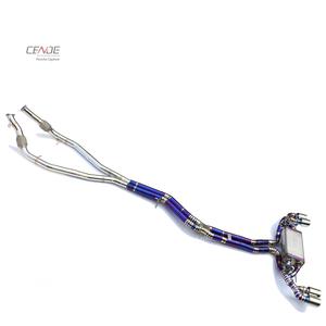 ระบบท่อไอเสียไทเทเนียมและสแตนเลสแบบ Roar สำหรับรถปอร์เช่ 958 958.2 <span class=keywords><strong>Cayenne</strong></span> E3 3.0T 3.6L 4.8T S Hybrid - Product Image 2