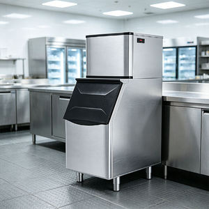 Máquinas de Hielo Comerciales de Gran Capacidad, Rápidas, Eléctricas, de Acero Inoxidable, para el Hogar, Ahorro de Energía - Product Image 3