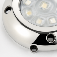 Lampes marines en acier inoxydable 316, éclairage LED pour bateaux et yachts, navigation, étanche IP68, lumière LED sous-marine 36W pour piscine