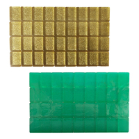 Vente directe usine : Ensemble de tuiles de mahjong classiques en acrylique transparent, texture durable, pour divertissement familial à domicile