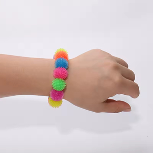 Jincan Popular Pulsera Elástica de TPR Suave con Cuerda, Juguete Colorido de Descompresión para Niños/Niñas, Novedad para Aliviar el Estrés por Compresión - Product Image 3