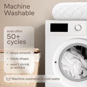 <strong>Mattress</strong> <strong>Protector</strong> White With <strong>Rubber</strong> Band/Fitted Style for Home - Product Image 6