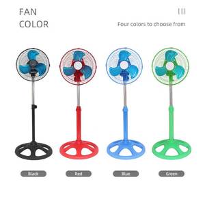 Fábrica al por mayor Precios bajos Múltiples opciones de color Soporte Pedestal Ventilador 45W 10 pulgadas Ventiladores de ventilación - Product Image 6