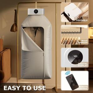 2025 New Home Portable Electric <b>Mini</b> Steam Cabinet Fast Heating Foldable Automatic Clothes Dryer Remote Control Compact Dryers - Product Image 4