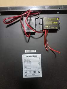 Panel solar de 30W y 12V, módulo fotovoltaico completamente negro, <span class=keywords><strong>precio</strong></span> de fábrica OEM - Product Image 4