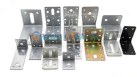 Plaque de zinc Acier au carbone Garde-corps en verre Support de montage mural Support d'angle