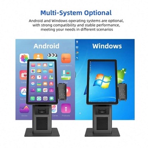Provide Kiosk-design 15.6/18.5/21.5 Inch Desktop <b>Scanner</b> <b>Printer</b> Camera Payment Terminal Self Kiosk in Supermarket/pharmacy - Product Image 3