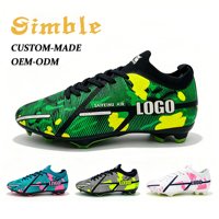 Chaussures de football personnalisées tendance pour hommes, crampons professionnels AG/FG, chaussures d'entraînement de football personnalisées en maille Fly Knit
