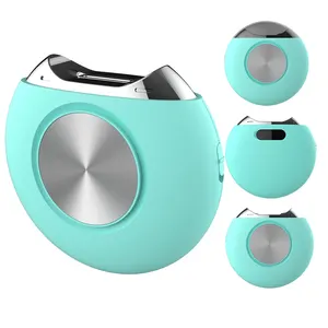 Cute Round 6 In 1 Kids Portable Baby Armor Rechargeable Nail File Electric Nail Cutter Clipper Polisher File Trimmer