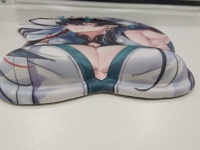Tapis de souris personnalisé pour hommes et femmes, série de muscles pectoraux masculins, partie du mamelon en 3D, tapis de souris sexy, fille japonaise aux gros seins