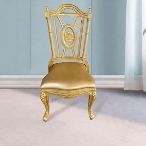 Golden Wedding Auditorium Banquet <b>Chair</b> Light Luxury Soft Bag <b>Dining</b> <b>Plastic</b> Back Hotel <b>Dining</b> Table Banquet <b>Chair</b> - Product Image 4