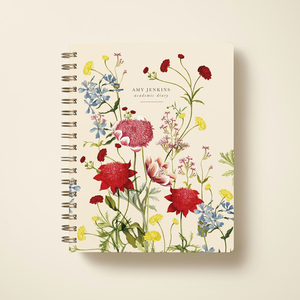 Planificador Diario, Una Página <span class=keywords><strong>por</strong></span> Día, Encuadernación en Espiral, Cubierta de Papel, Tapa Dura A5, <span class=keywords><strong>Agenda</strong></span> Académica Anual, Diario, Cuaderno con Soporte para Bolígrafo - Product Image 3
