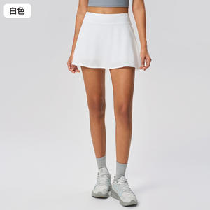 ชุดเดรสเทนนิสแบบปรับแต่งได้พร้อมกางเกงขาสั้นมีจีบชุดกีฬาโพลีเอสเตอร์ระบายอากาศมีกระเป๋าสำหรับออกกำลังกายและวิ่ง - Product Image 2