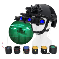 MHNV GPNVG 18 Quad Tubes Gen 2 Night Vision Gen 3 MX10160 Intensifier Tube NVG Casque Night Vision Goggles PVS 18 Housing Kit