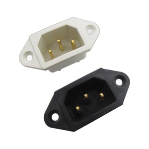 Rice Cooker <b>Socket</b> <b>3</b> <b>Pin</b> Plug Copper Contacts Plastic Household Appliance Power Connector - Product Image 1