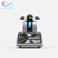 Réalité virtuelle 9D moto course jeu de conduite simulateur Vr course mouvement simulateur moteur voiture pour Vr investissement commercial