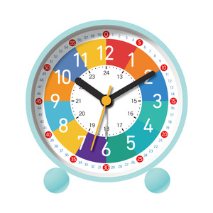 Réveil numérique 24 heures pour enfants, horloge de chevet silencieuse avec veilleuse pour l'éducation précoce des étudiants - Product Image 5