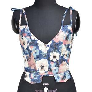 French Style <b>Corset</b> Tops <b>Women</b> Vintage Lace-up Overbust <b>Corset</b> Elegant Crop Top Vest - Product Image 6
