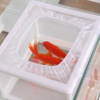 Filet d'isolement en nylon à mailles fines pour aquarium, boîte de reproduction pour poissons guppy et betta, boîte de reproduction pour poissons d'aquarium