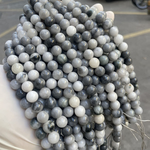 <span class=keywords><strong>Piedra</strong></span> Natural redonda gris Natural <span class=keywords><strong>ojo</strong></span> <span class=keywords><strong>de</strong></span> águila ágata <span class=keywords><strong>piedra</strong></span> preciosa suelta suave Natural ágata <span class=keywords><strong>piedra</strong></span> BeadsStrand para la fabricación <span class=keywords><strong>de</strong></span> pulseras - Product Image 2