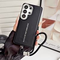 Casing Pelindung Kulit PU Baru untuk Samsung S24 S25 S26 Plus Ultra Sarung Ponsel