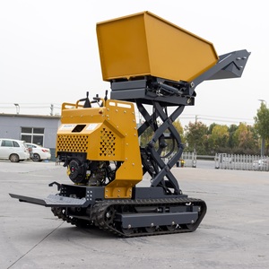 รถดัมพ์ขนาดเล็กคุณภาพสูงแบบอัตโนมัติ รุ่น HT500Y-5 รถบรรทุกตีนตะขาบแบบเทเองได้ พร้อมระบบ PLC และปั๊มสำหรับงานก่อสร้าง - Product Image 2