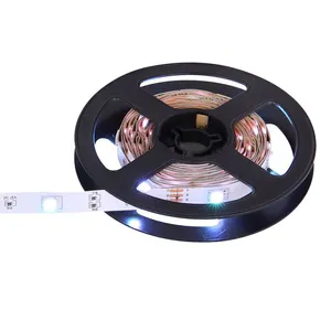 Factory Wholesale 5M IP20 IP65 RGB LED Strip Light Aluminum Body Color Changer with Remote